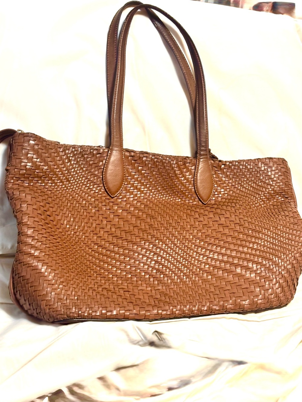 Cole Haan Woven Tote Shoulder Bag